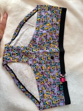 Joe Boxer Pastel Skull Hipster Briefs with Black Waistband